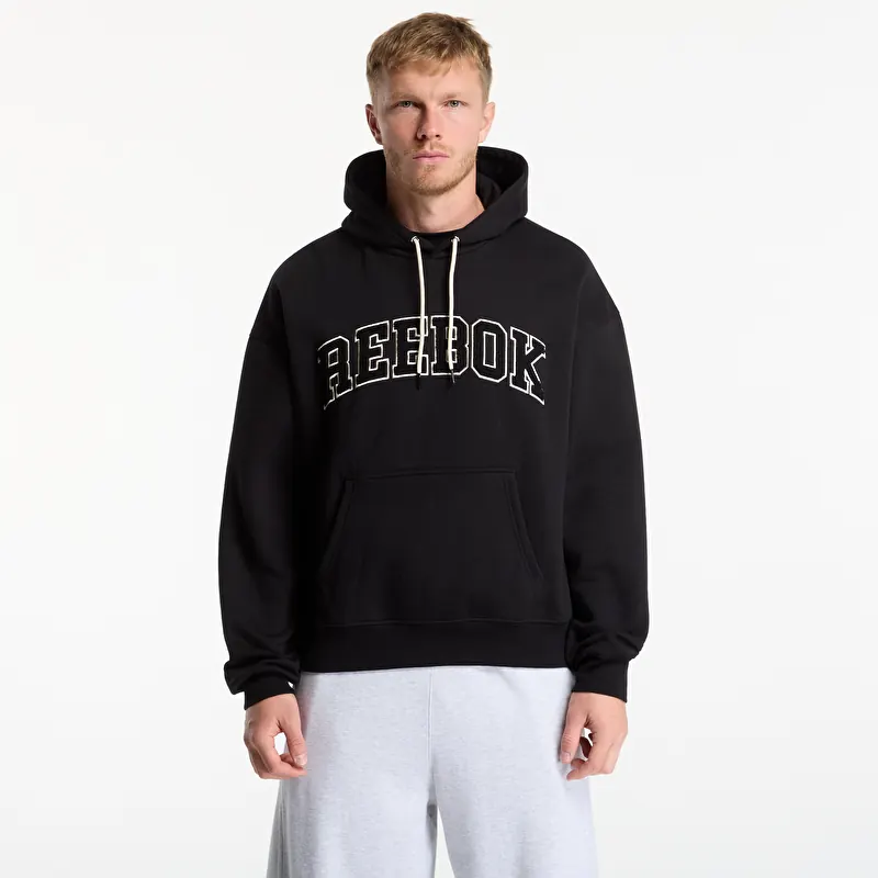 Sudadera Reebok Varsity Relaxed Hoodie Black