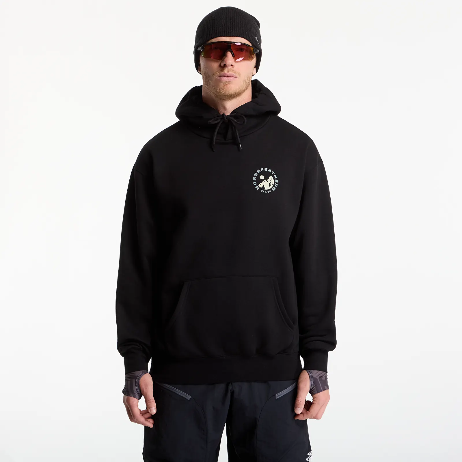 Мъжки суичъри Horsefeathers Altitude Sweatshirt Black