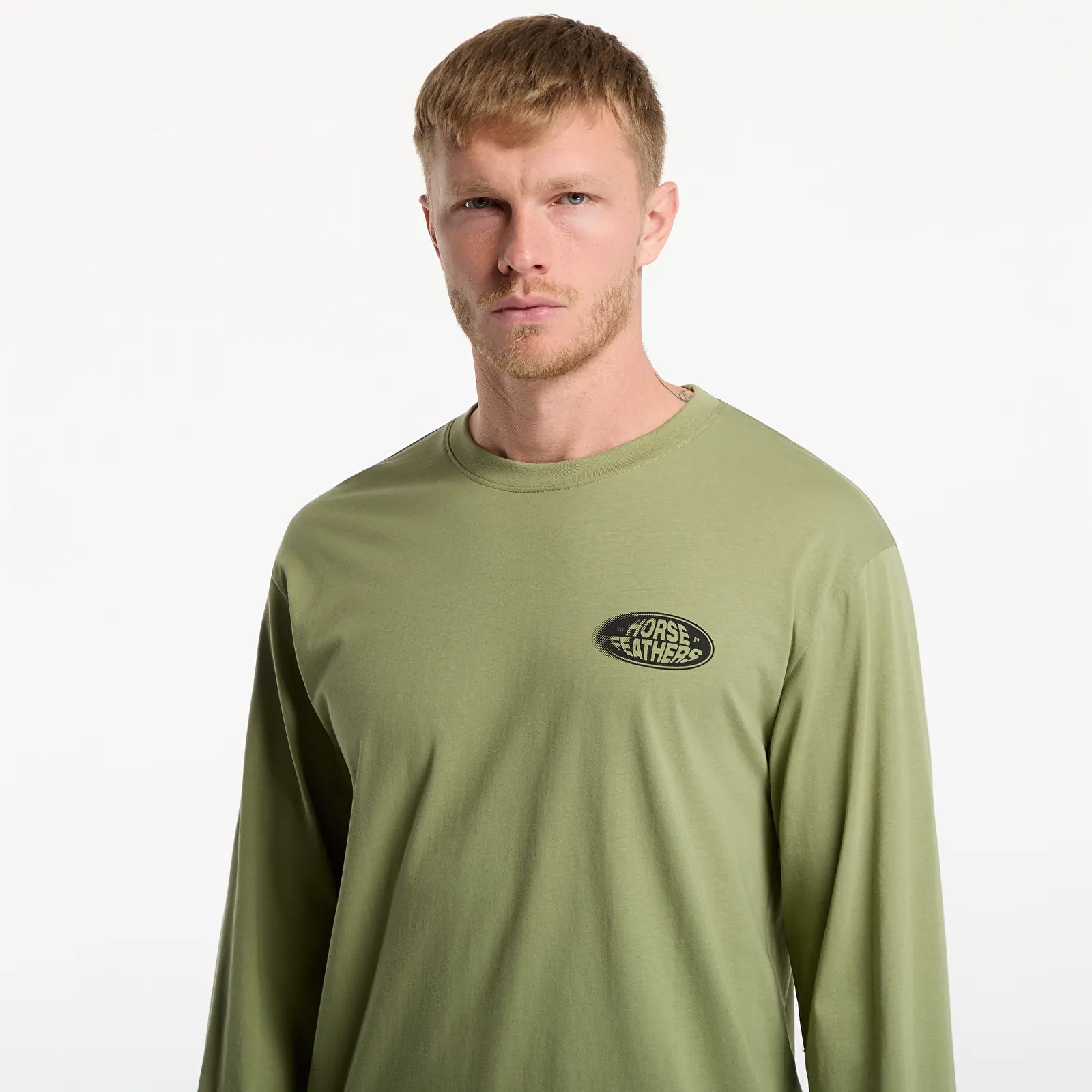 Camisetas de hombre Horsefeathers Junky Ls T-Shirt Sage