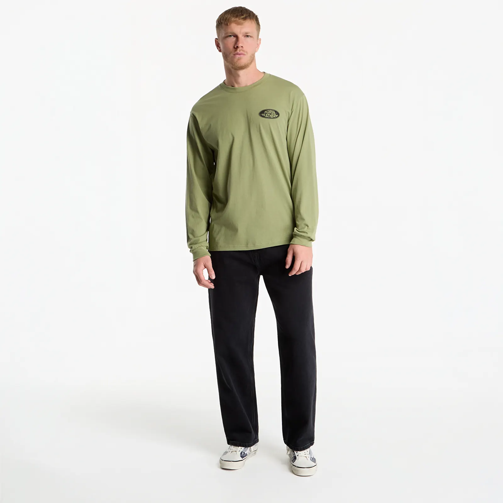 Camisetas de hombre Horsefeathers Junky Ls T-Shirt Sage