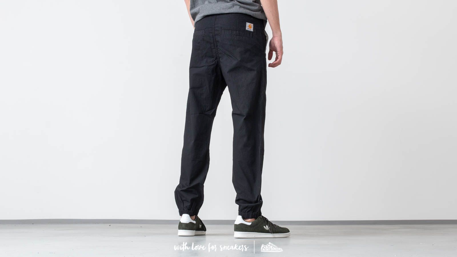 Canvas pants Carhartt WIP Marshall Jogger Black