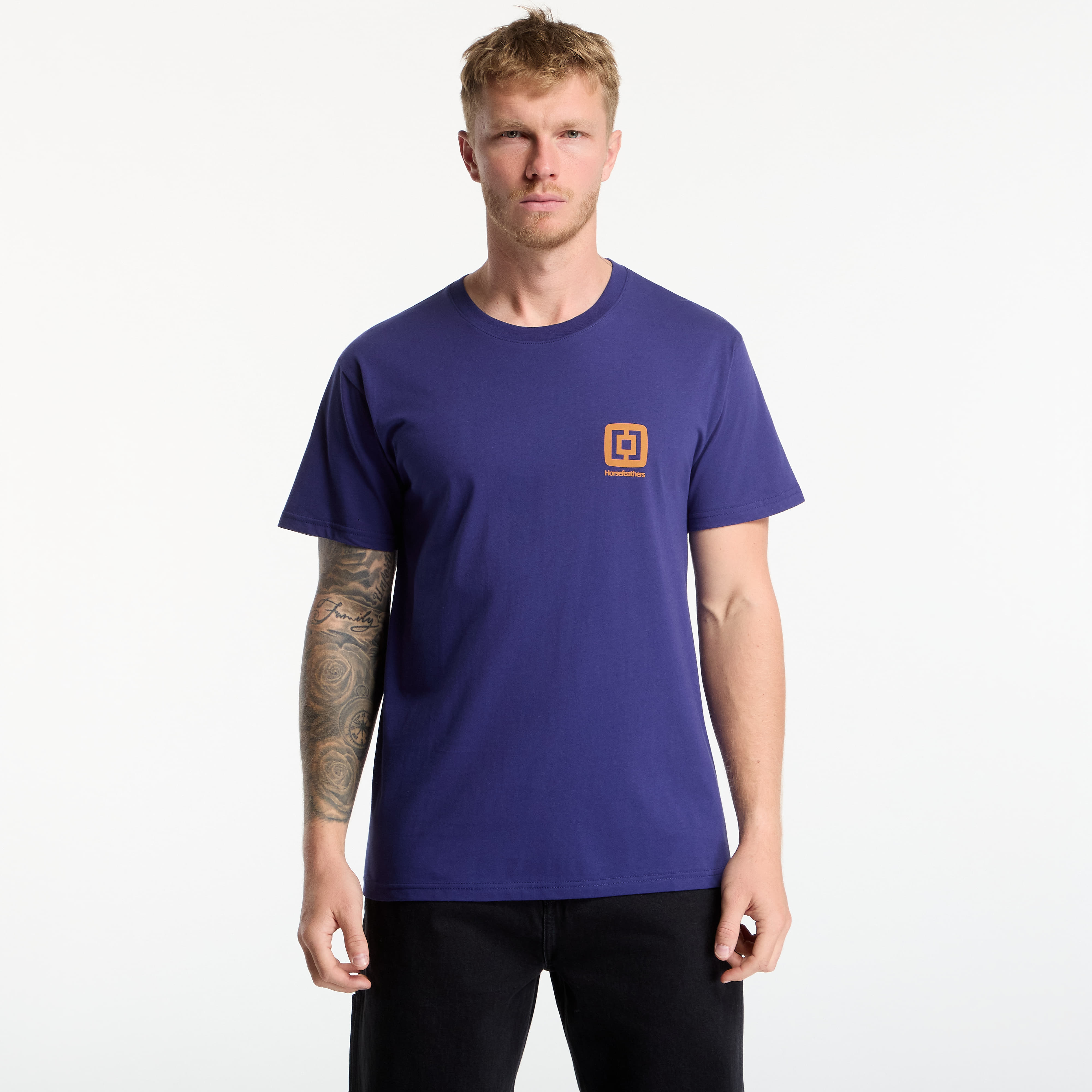 T-shirt Horsefeathers Mini Logo T-Shirt Royal Blue XL