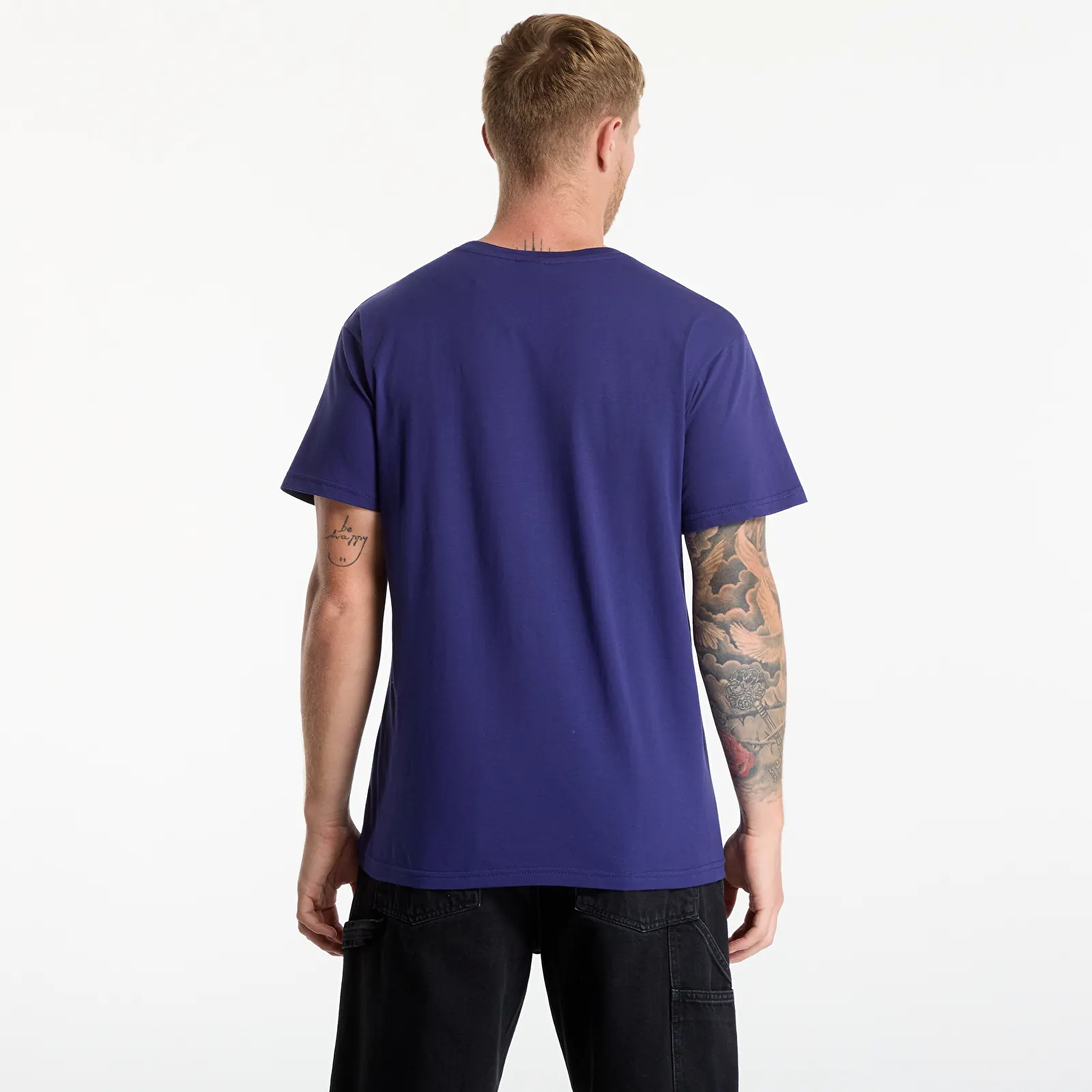Miesten T-paidat Horsefeathers Mini Logo T-Shirt Royal Blue