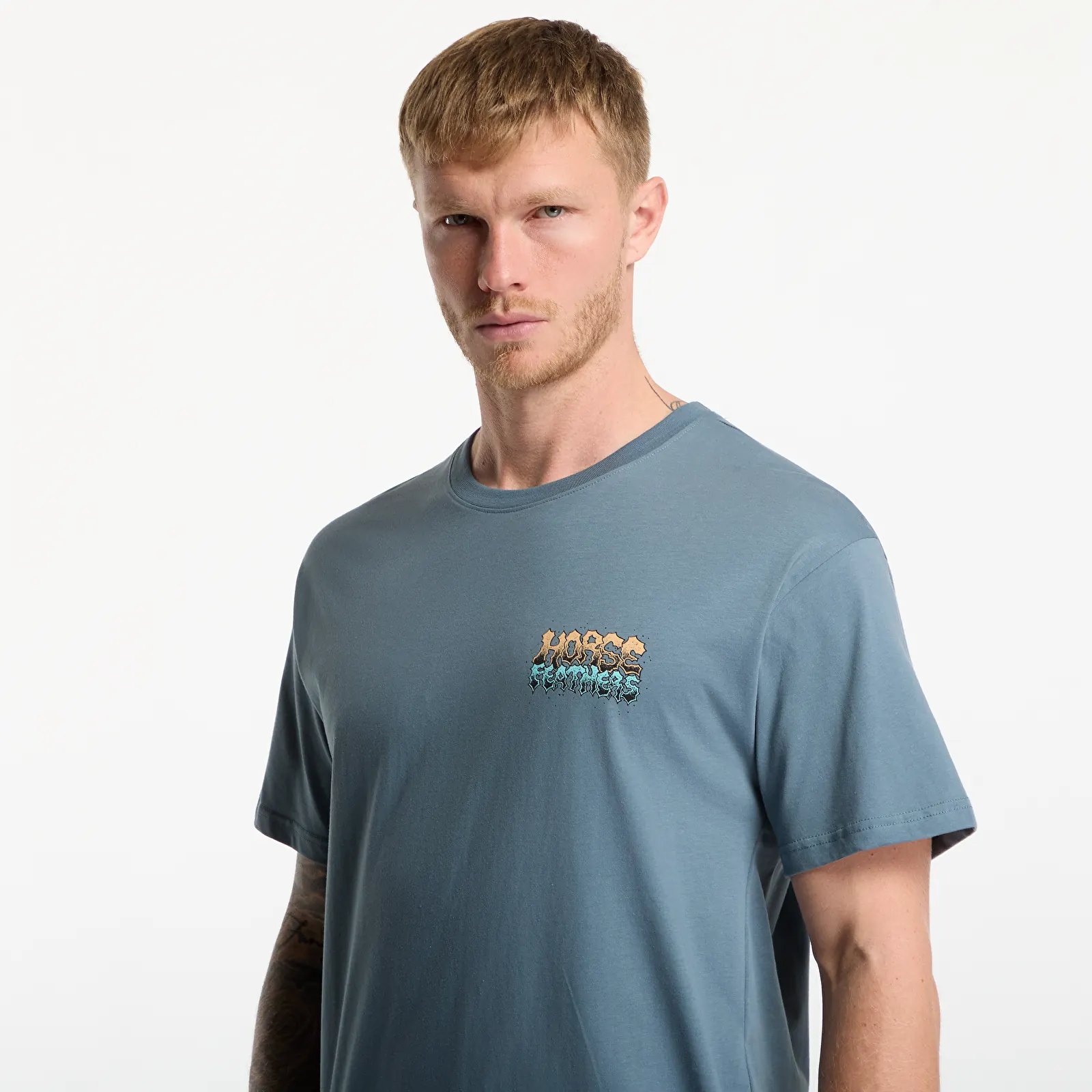Männer T-Shirts Horsefeathers Legends T-Shirt Storm