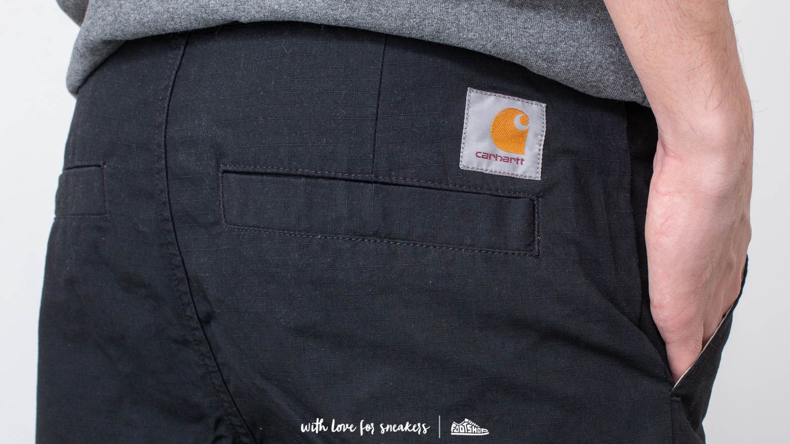 Canvas pants Carhartt WIP Marshall Jogger Black