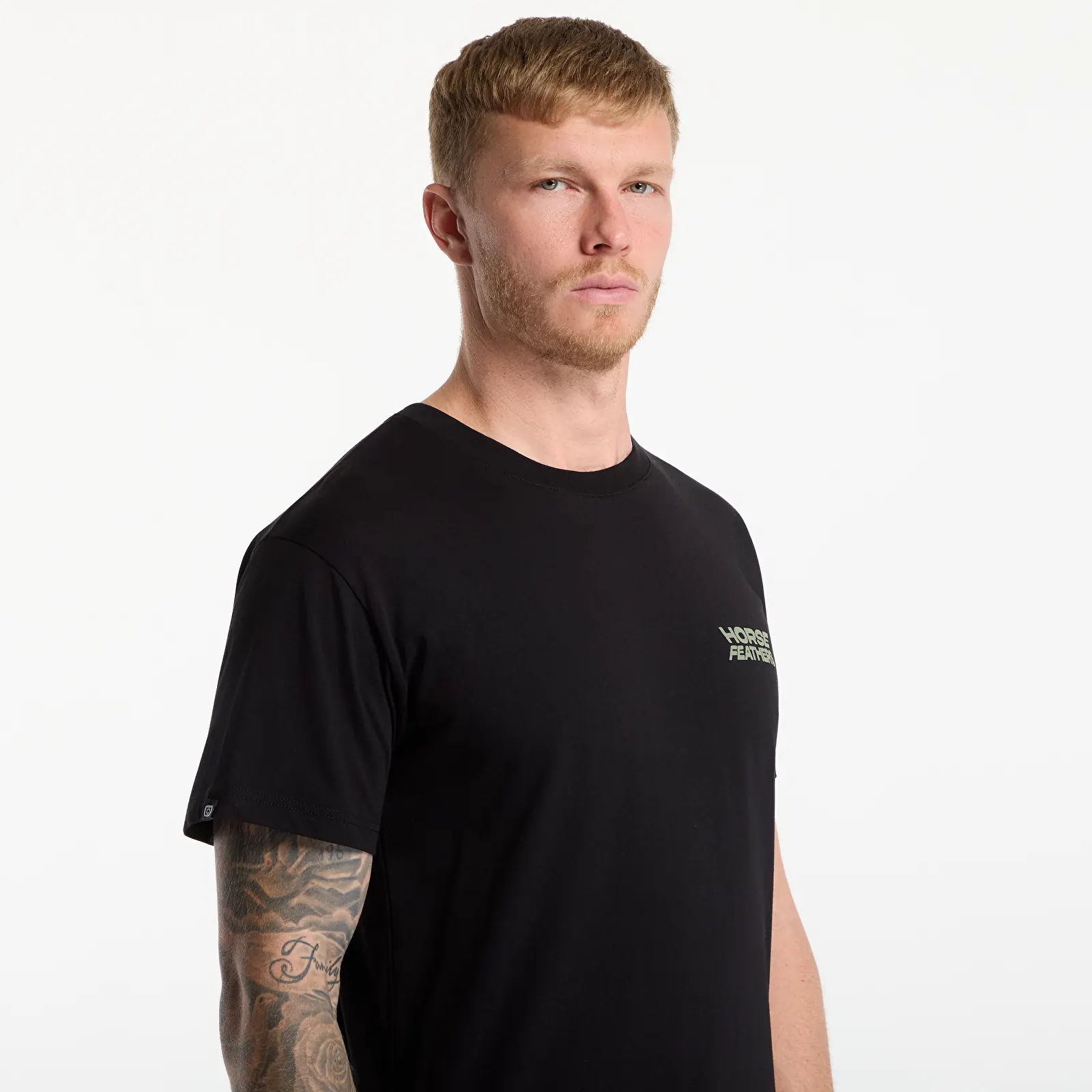 Miesten T-paidat Horsefeathers Carmy T-Shirt Black