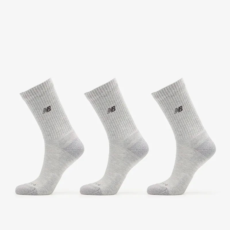 New Balance Active Premium Crew 3 Pack Athletic Grey