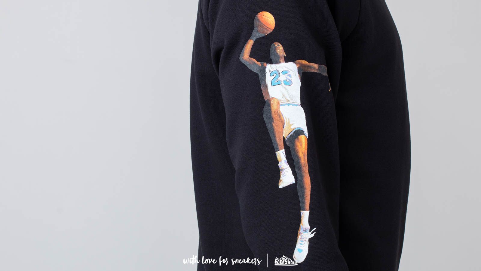 Hanorace Jordan Jumpman Lightweight Graphic Crewneck Black/ White