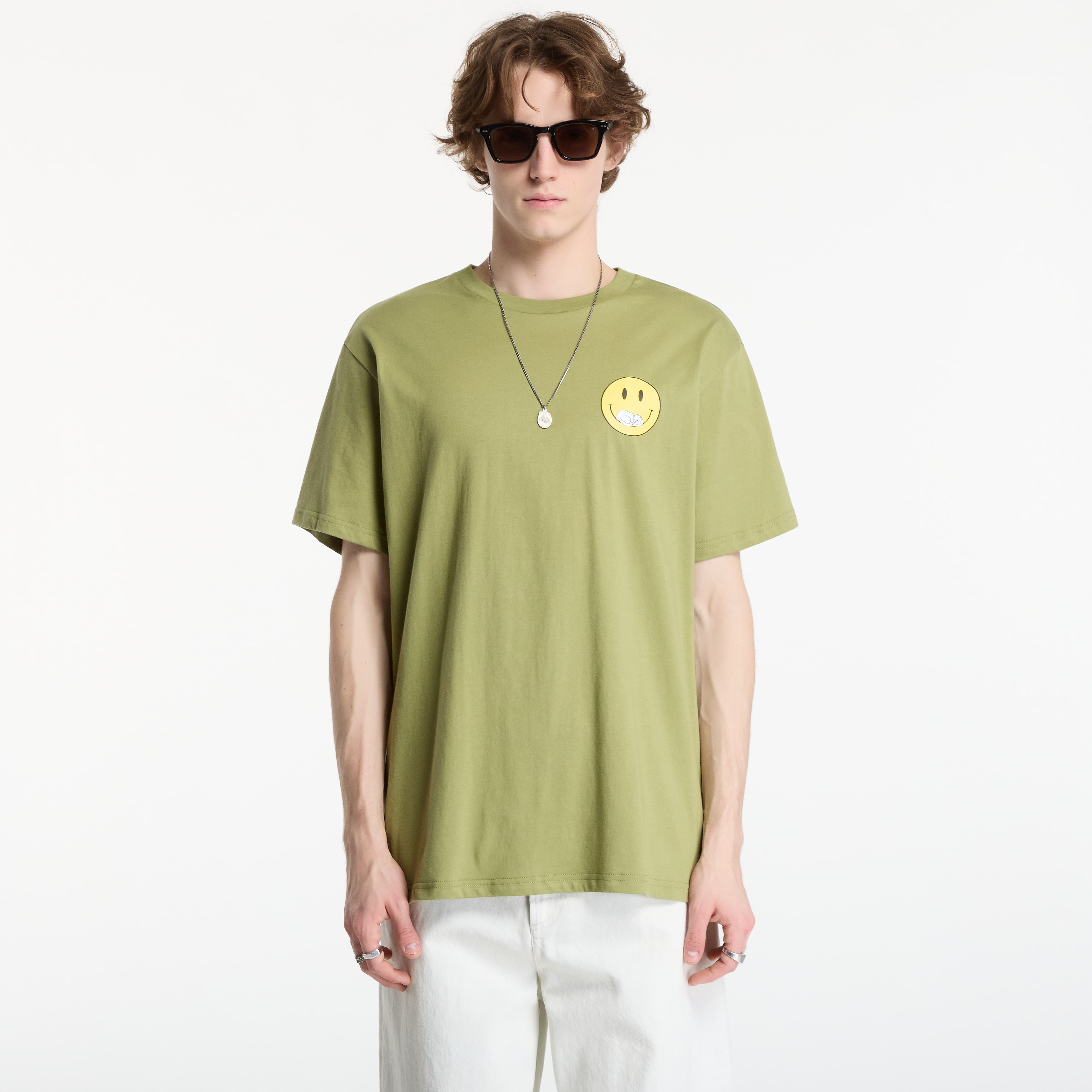 T-shirt RIPNDIP Everything Will Be Ok Tee Light Forest L