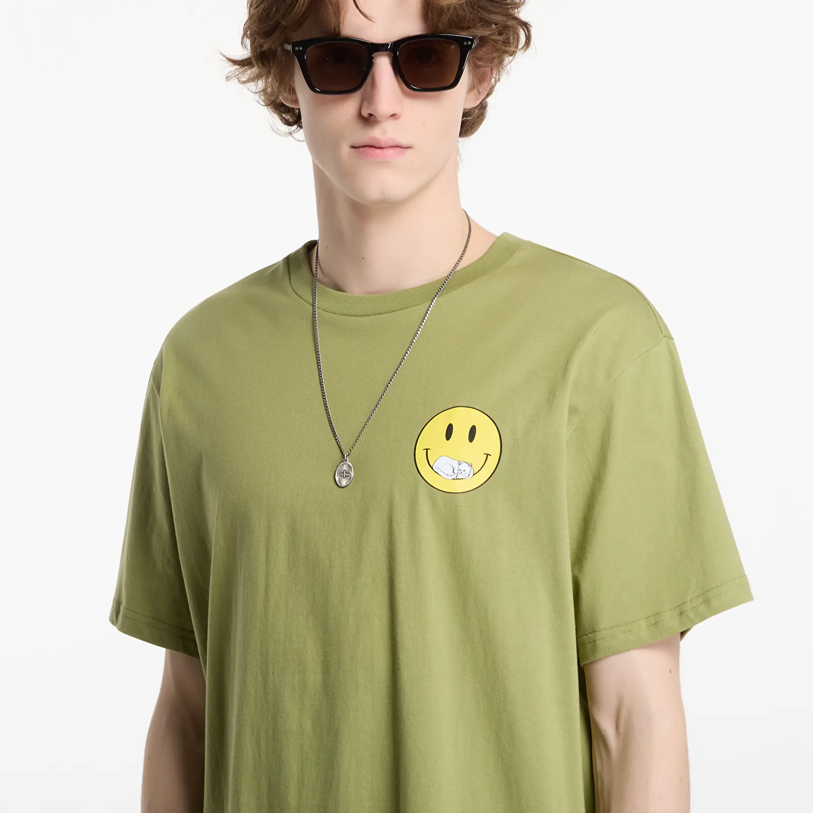 T-shirts RIPNDIP Everything Will Be Ok Tee Light Forest