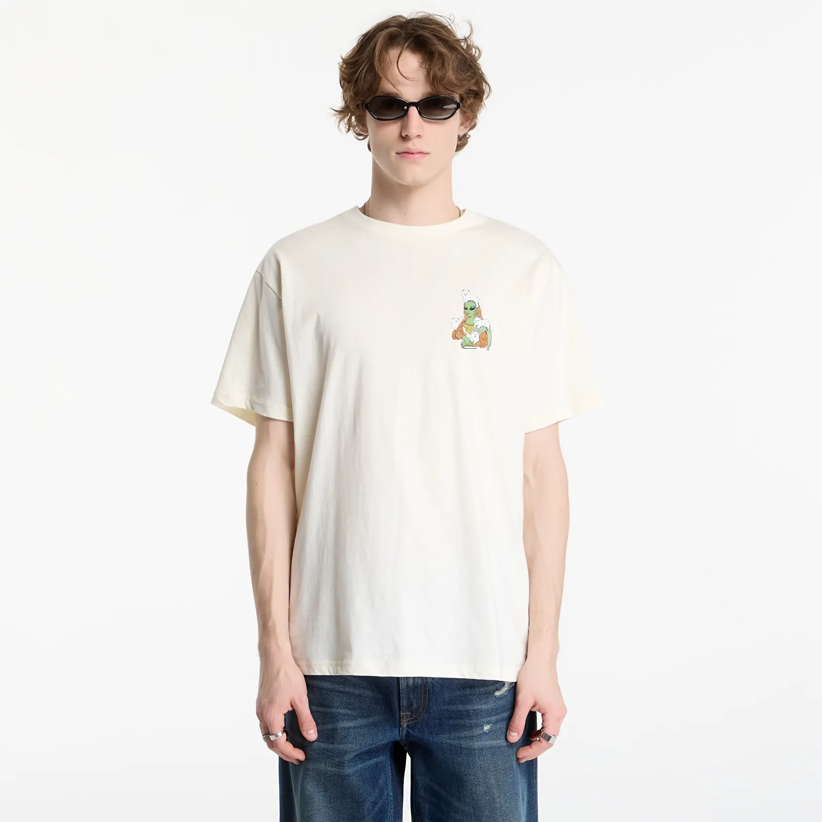Tricouri  RIPNDIP Here All Along Tee Bone