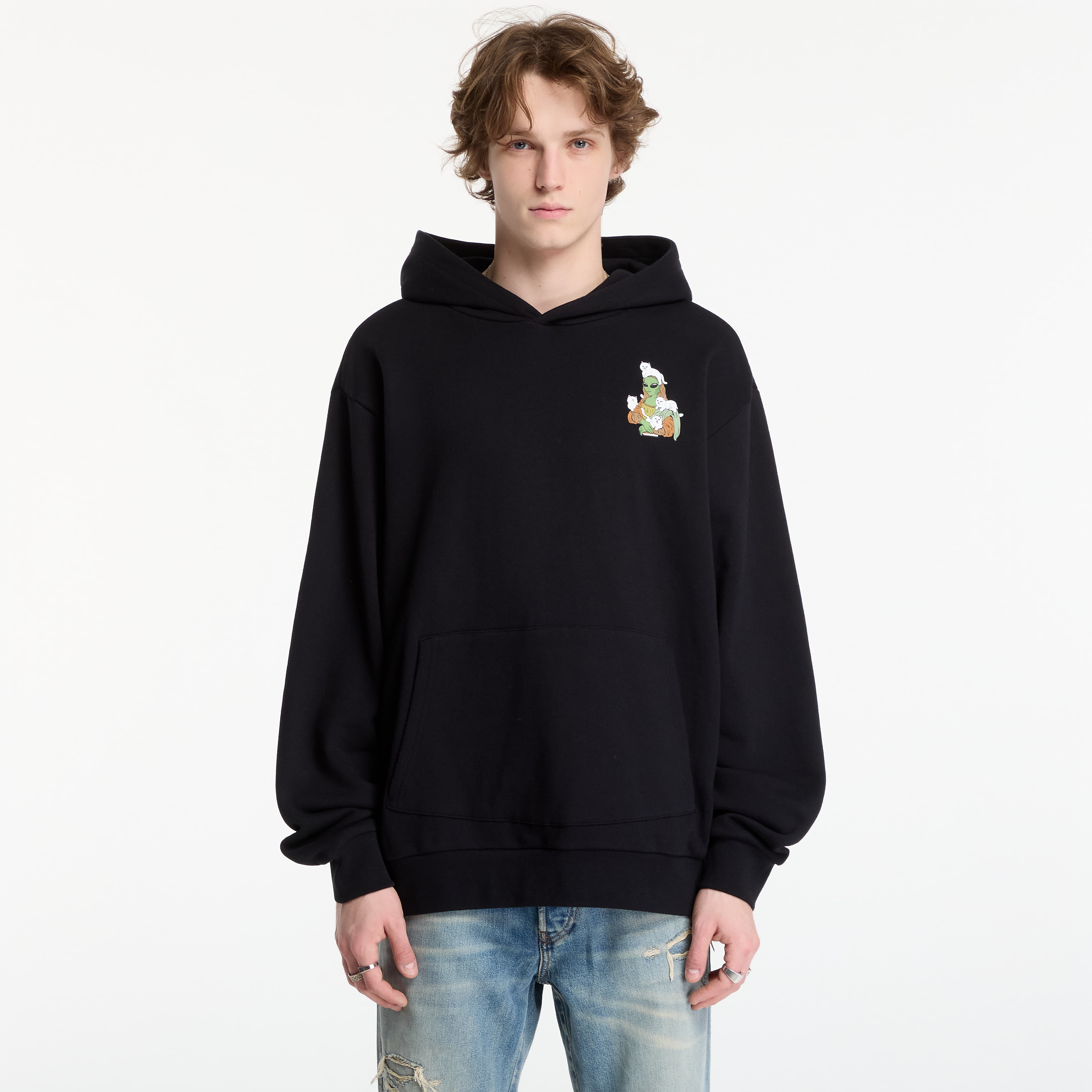 Sweatshirt RIPNDIP Here All Along Hoodie Black M