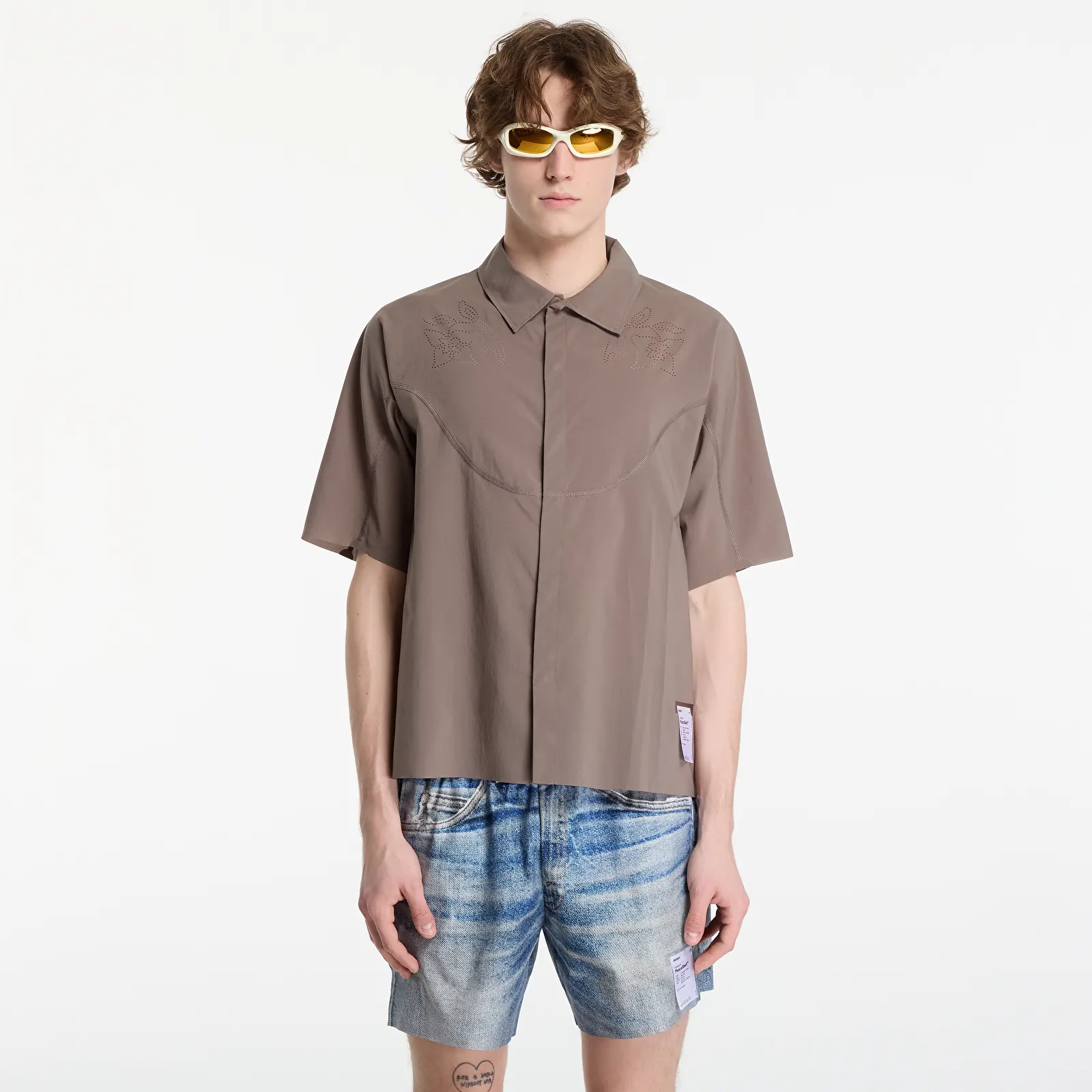 Paidat Satisfy AmbientWarp River Shirt Short Sleeves Falcon