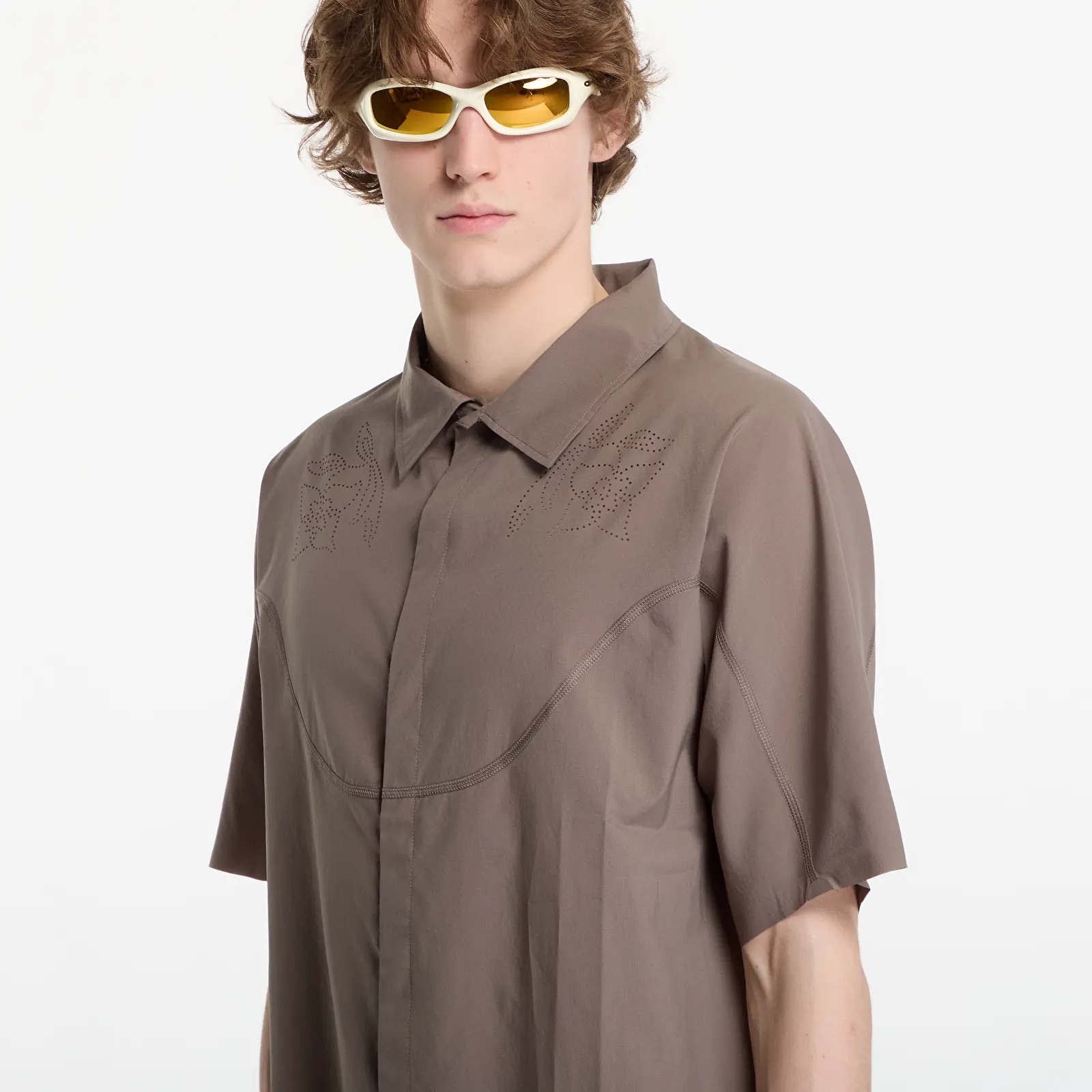 Paidat Satisfy AmbientWarp River Shirt Short Sleeves Falcon