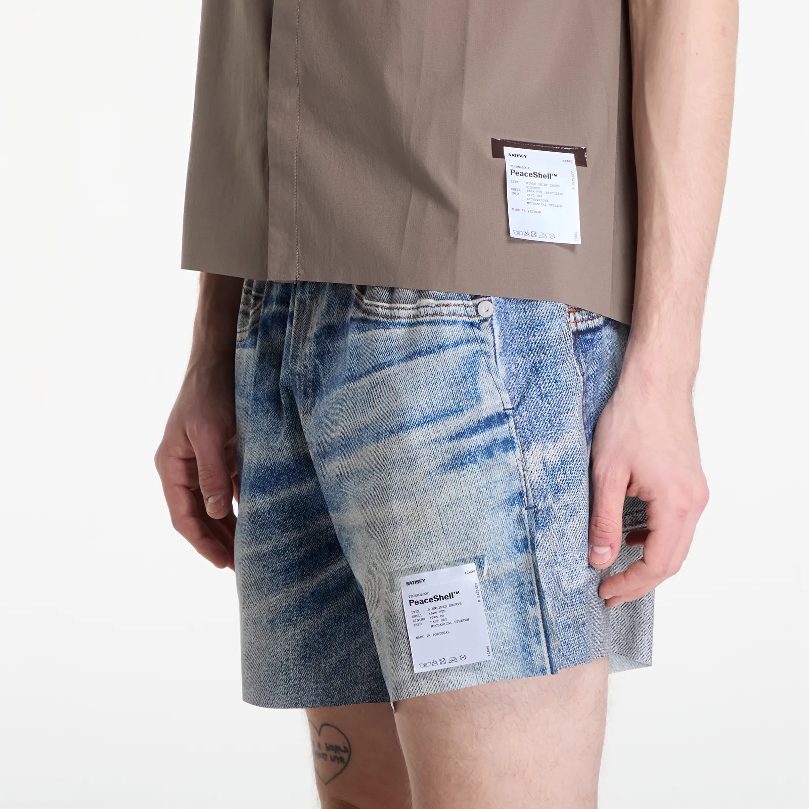 Paidat Satisfy AmbientWarp River Shirt Short Sleeves Falcon