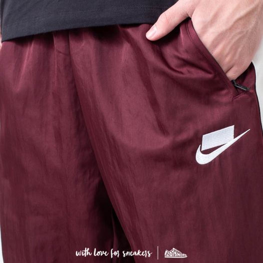 Pantalons Nike Sportswear Woven Pants Night Maroon Sail White Footshop