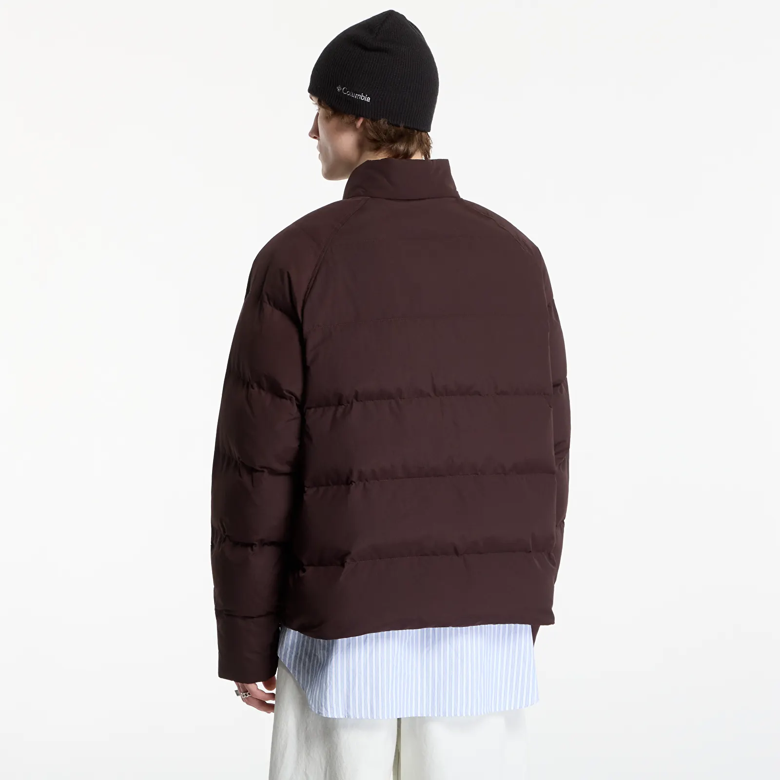 Bundy FRED PERRY Raglan Sleeve Padded Jacket Rich Brown