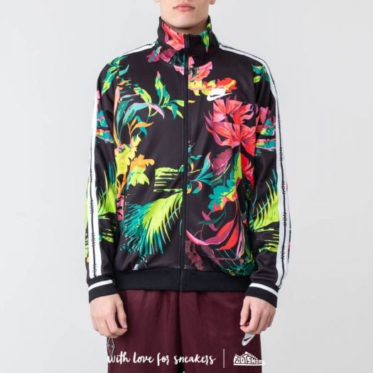 Hoodies and sweatshirts Nike Sportswear Printed Track Jacket Black