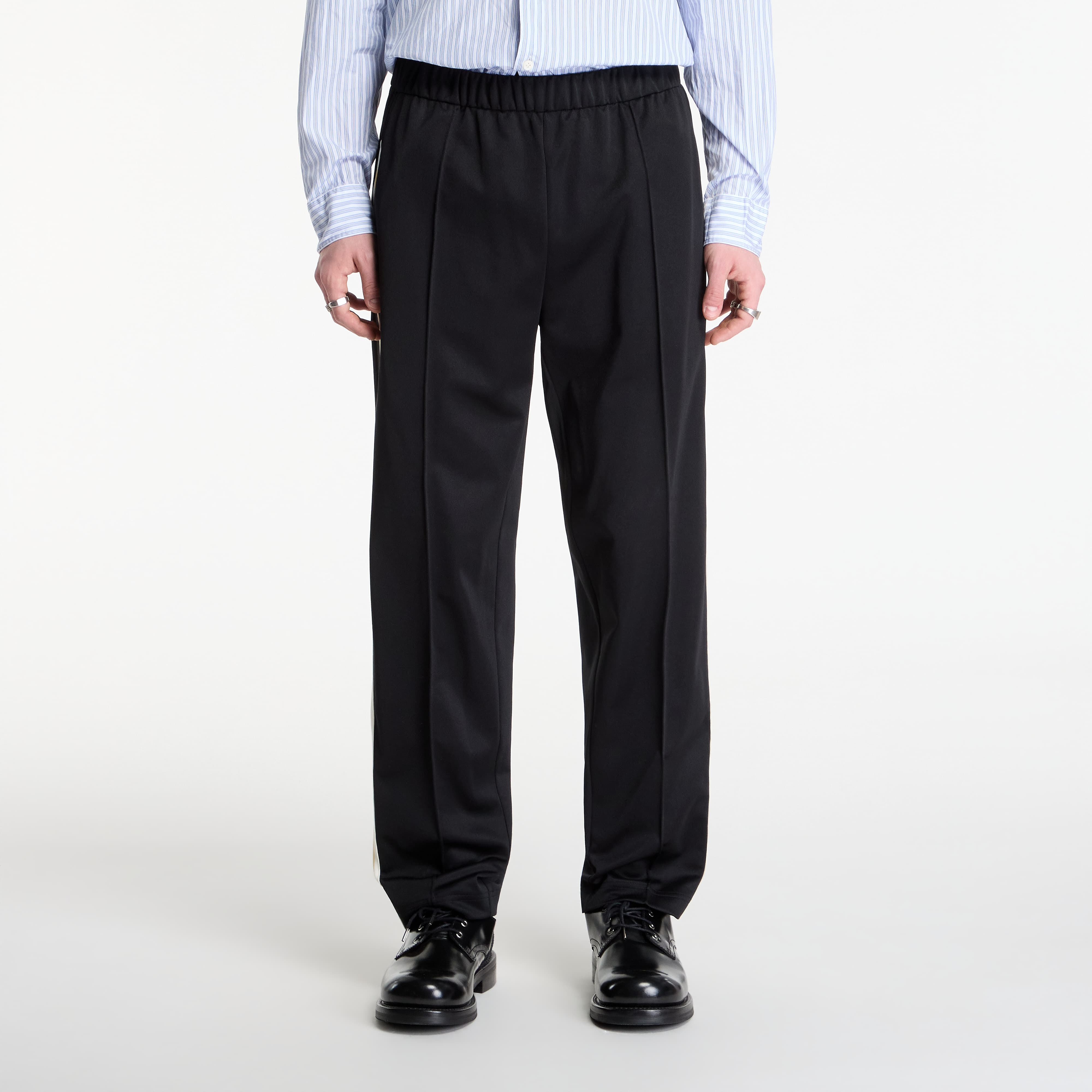 Pants FRED PERRY Knitted Tape Track Pant Black S