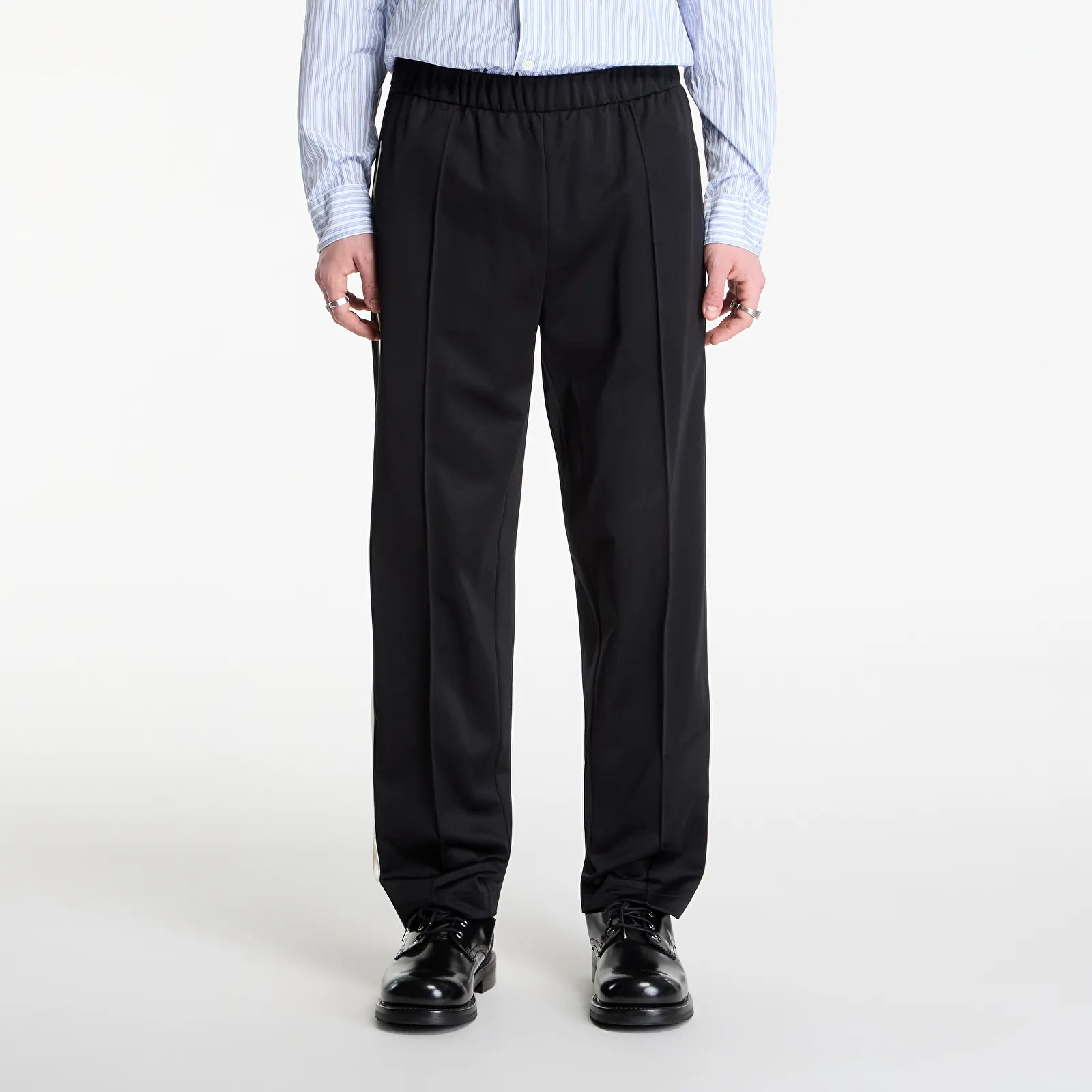 Melegítő FRED PERRY Knitted Tape Track Pant Black