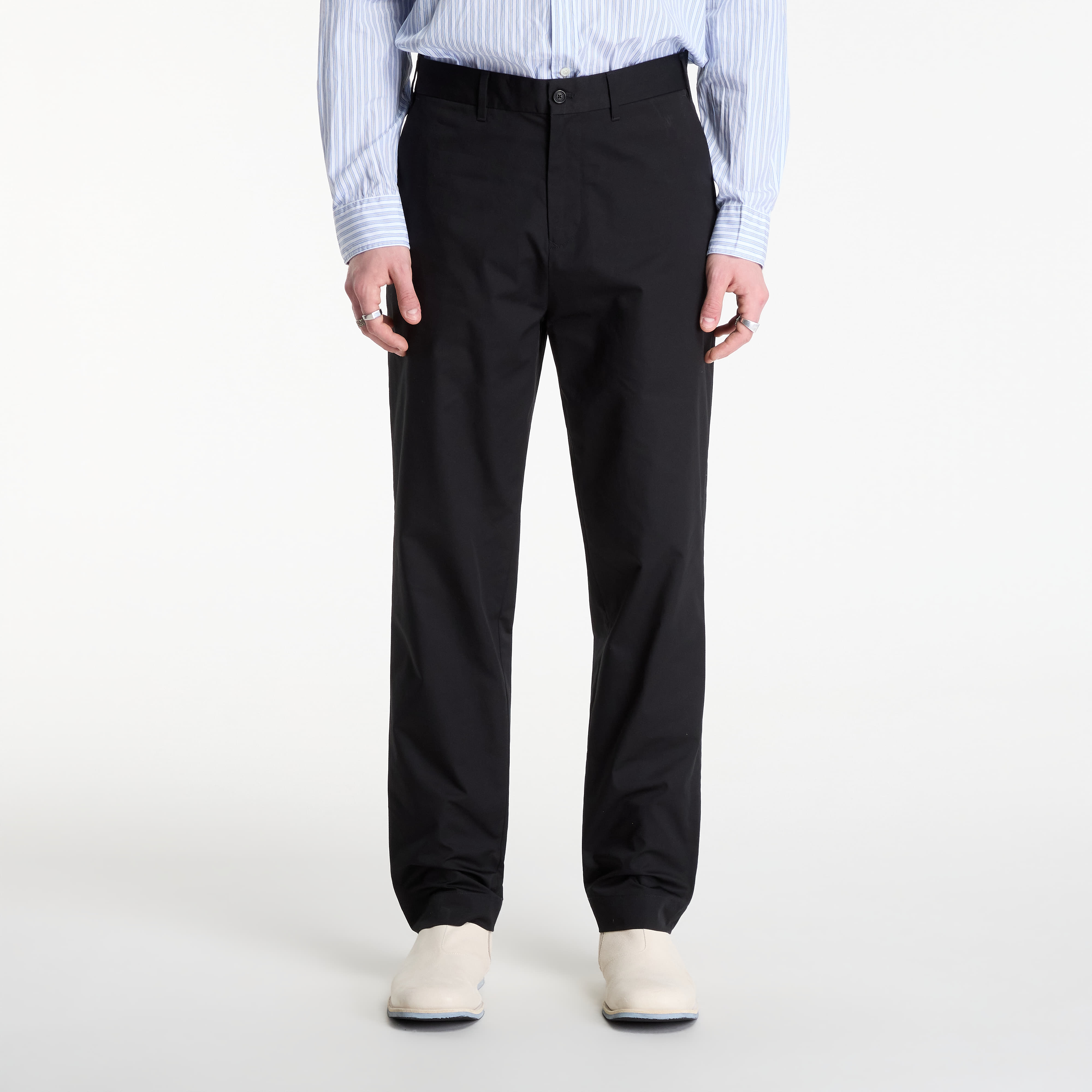 Pants FRED PERRY Slim Fit Twill Trousers Black 30