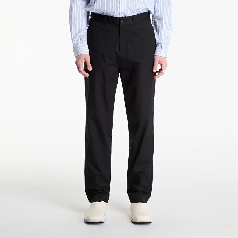 FRED PERRY Slim Fit Twill Trousers Black