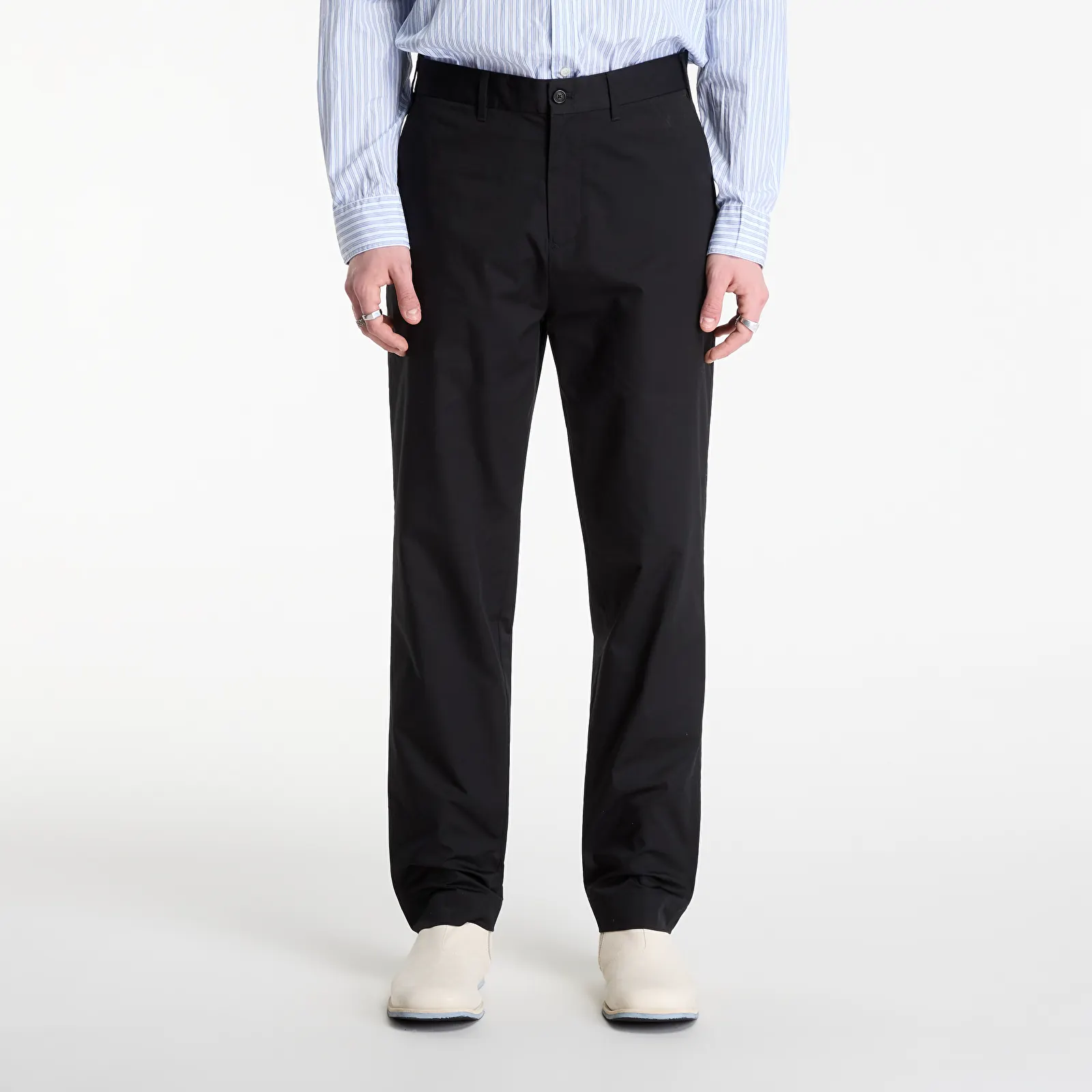 Bukser FRED PERRY Slim Fit Twill Trousers Black