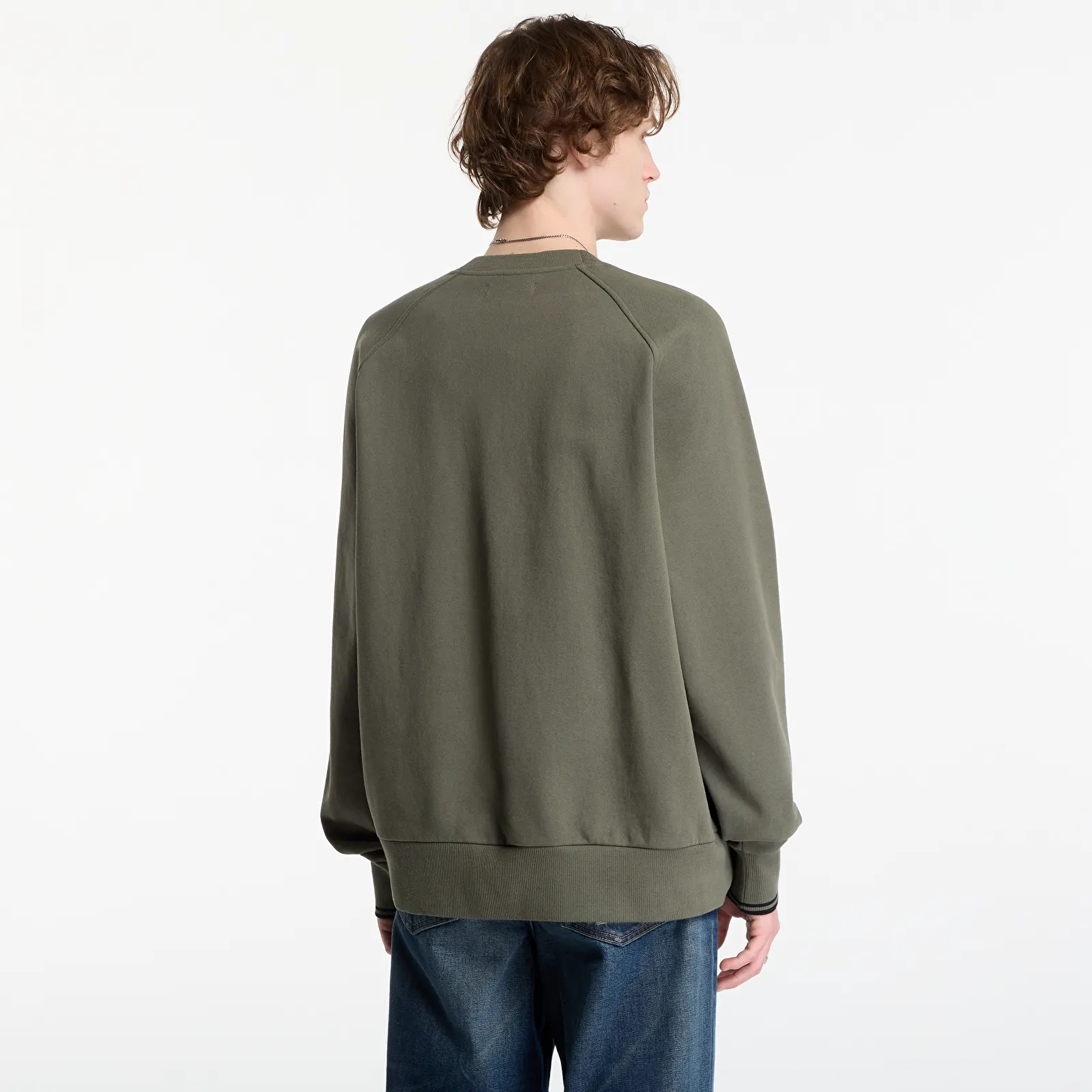 Felpe FRED PERRY Tipped Crewneck Sweatshirt Black