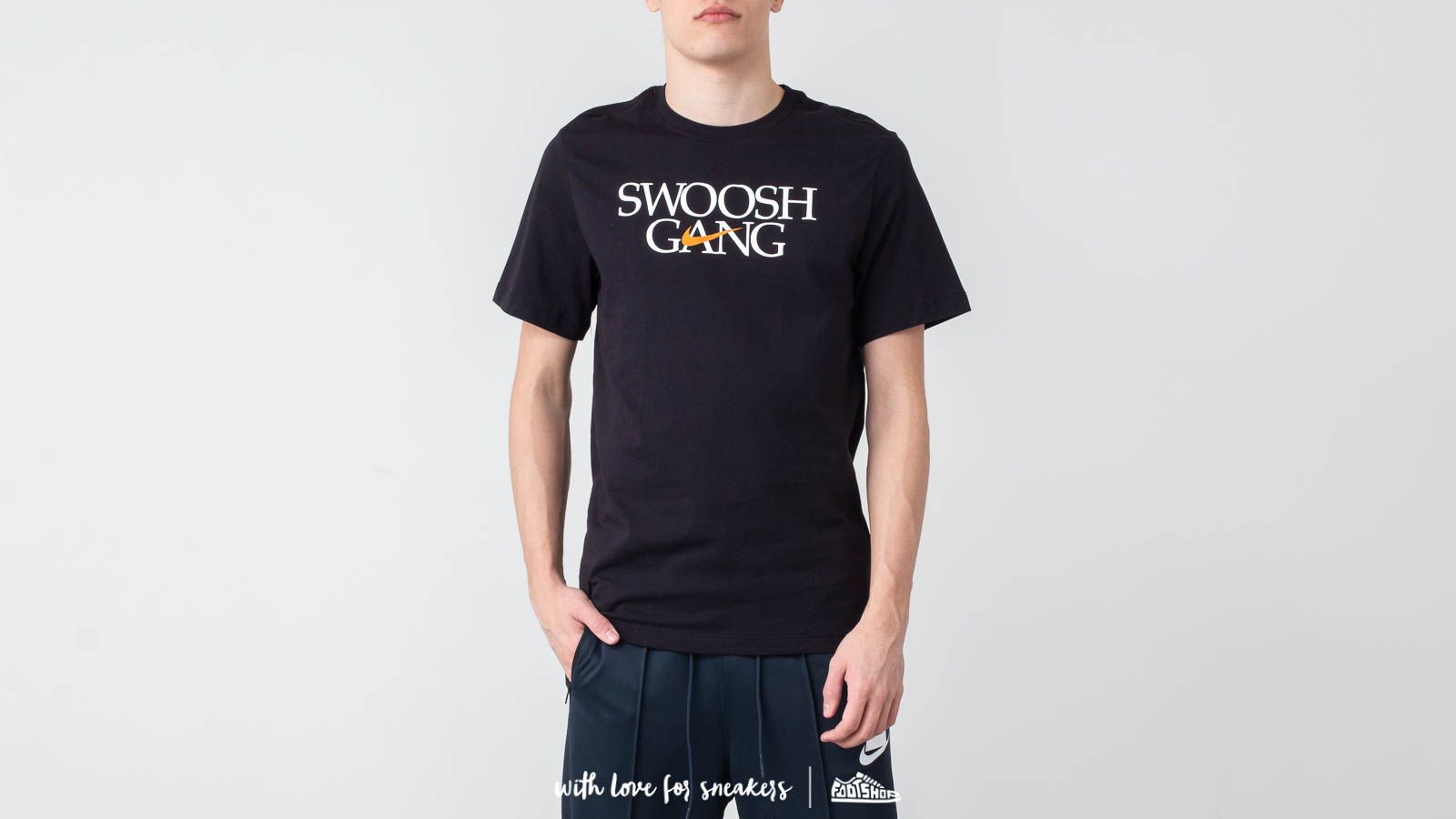 Pólók Nike Sportswear Swag Tee Black