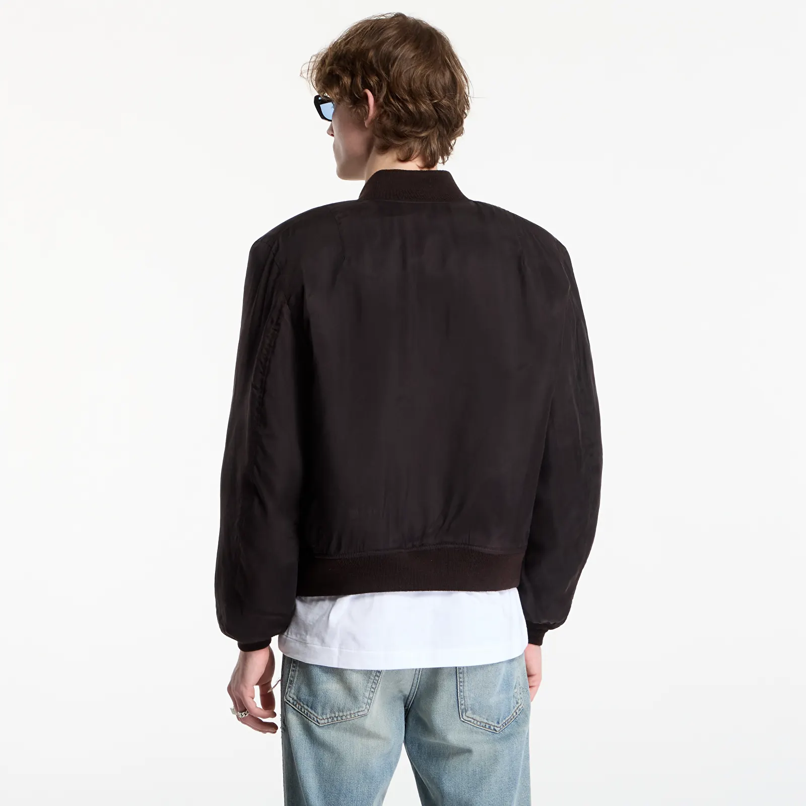 Jakker OUR LEGACY Bomber Root Brown Wax Dipped Cupro