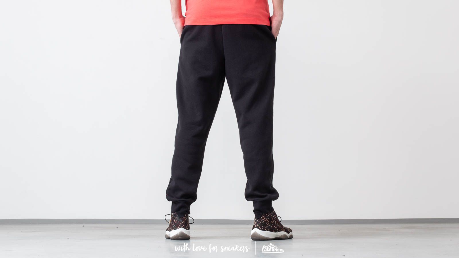 Pantalones Jordan Air Jumpman Fleece Pants Black