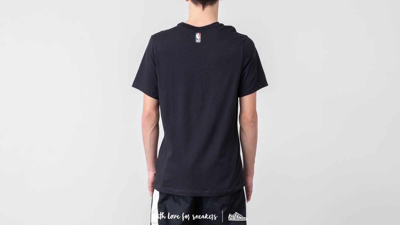 Marškinėliai Nike SB Dri-FIT Tee Black/ Rush Blue/ Brilliant Orange