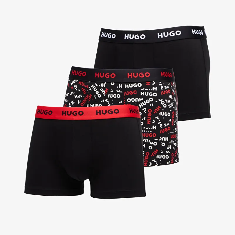 Bokseri Hugo Boss Trunk Triplet Design Multicolor