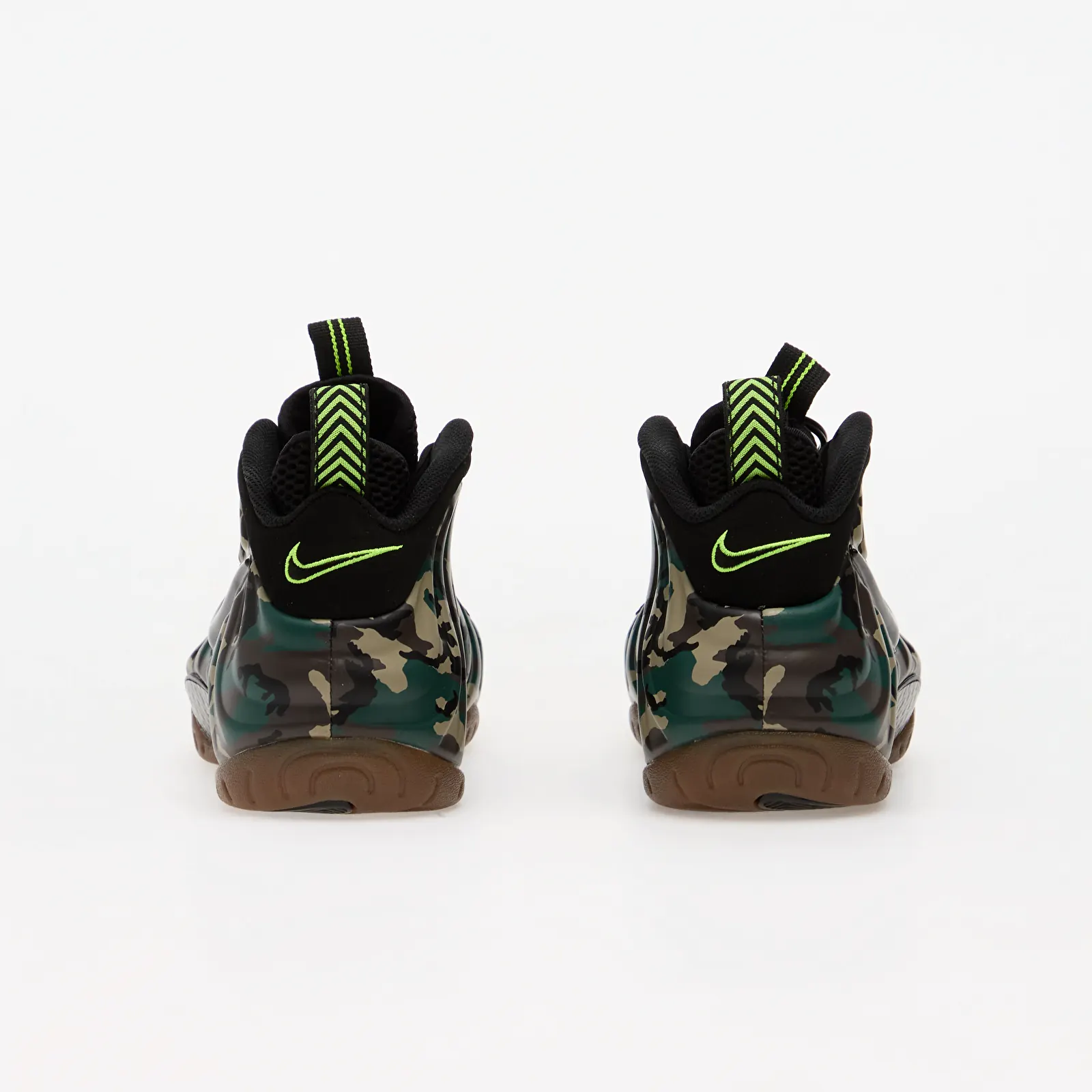 Baskets homme Nike Air Foamposite Pro Premium Black/ Black-Voltage Green-Gum Dark Brown