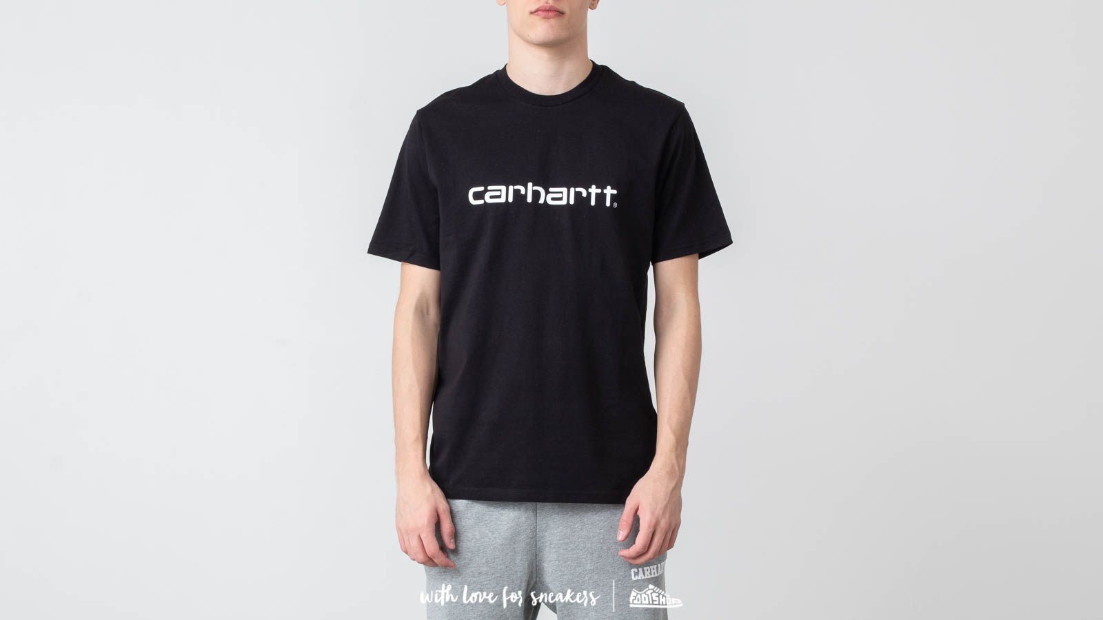 T-Shirts Carhartt WIP Script Shortsleeve Tee Black/ White