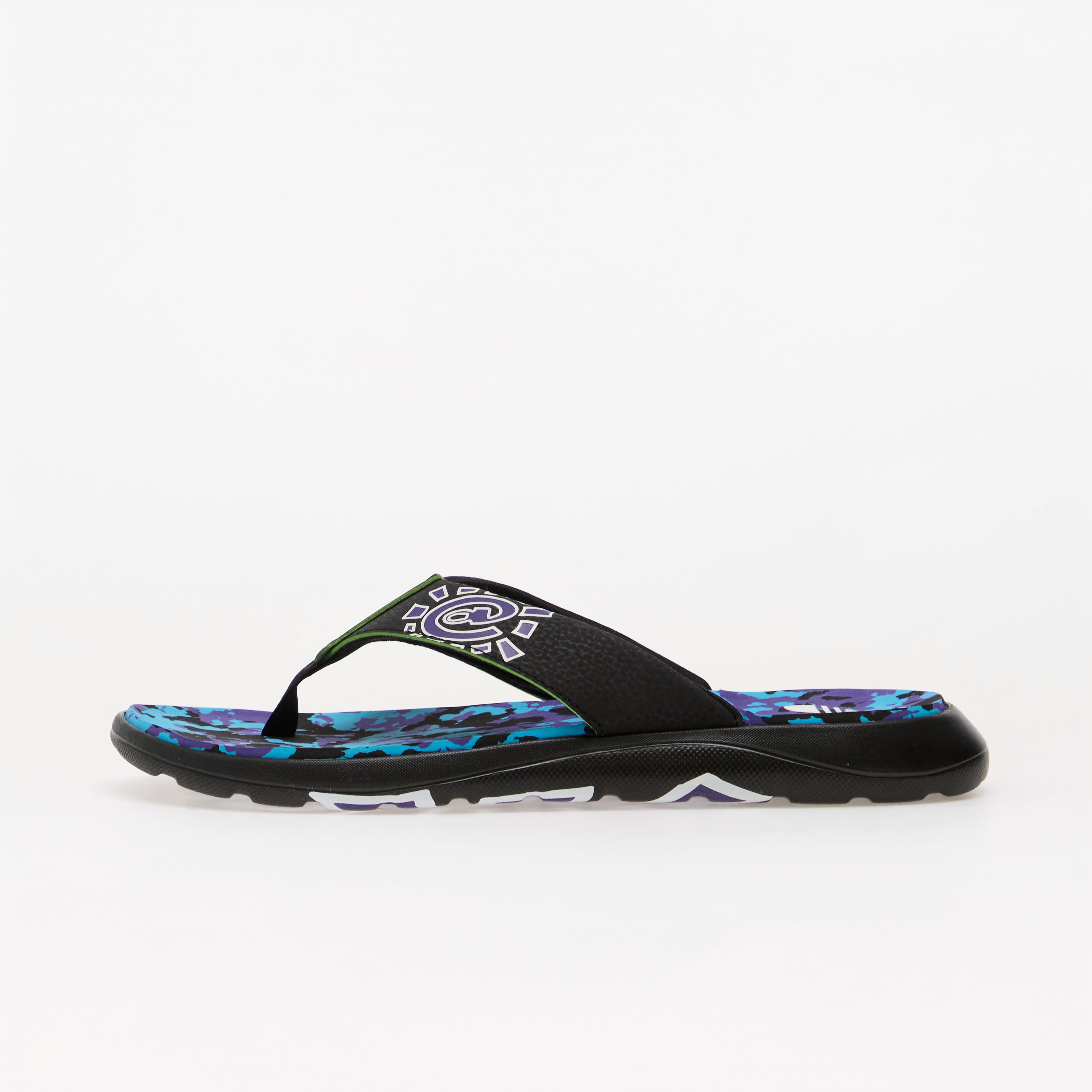 Shoes adidas x ADWYSD Flip Flop Core Black/ Cloud White/ Semi Solar Green 10.5