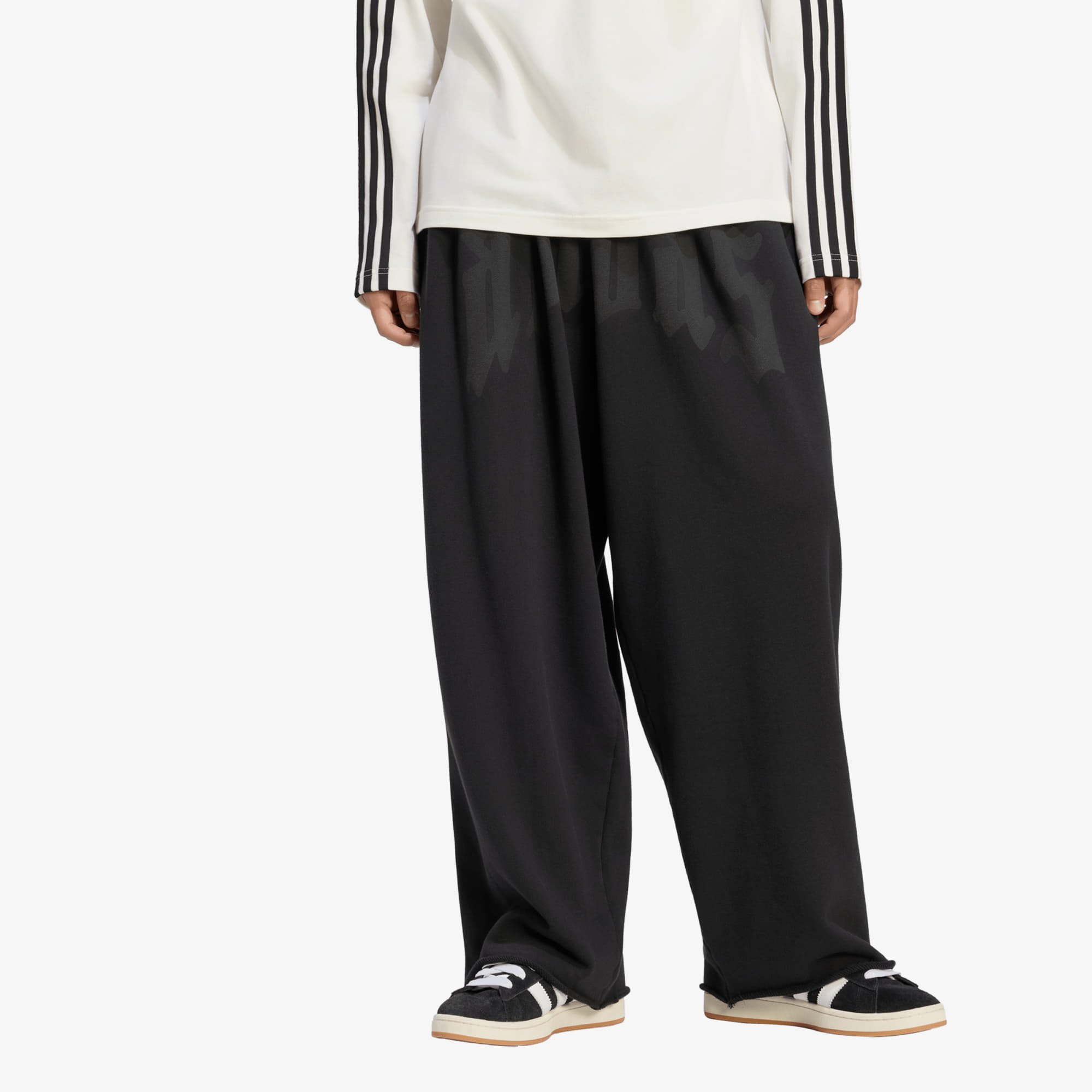 Pants adidas Wide Leg Sweat Pant Black XL