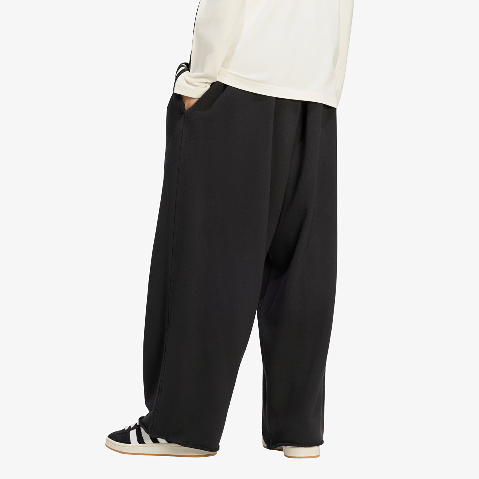 Pantalon survêtement adidas Wide Leg Sweat Pant Black