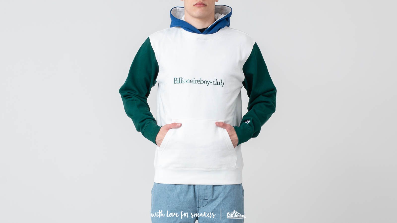 Sweatshirts Billionaire Boys Club Colour Popover Hoodie White