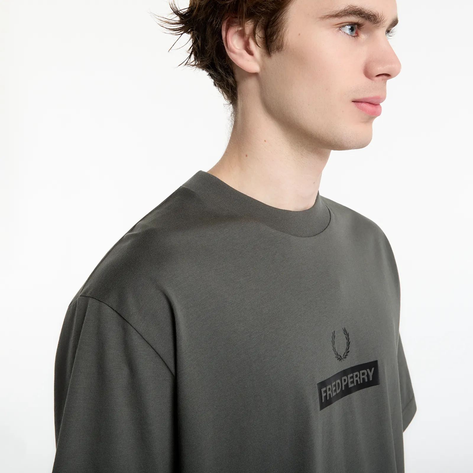 T-shirts FRED PERRY Fred Perry Graphic T-shirt Field Green