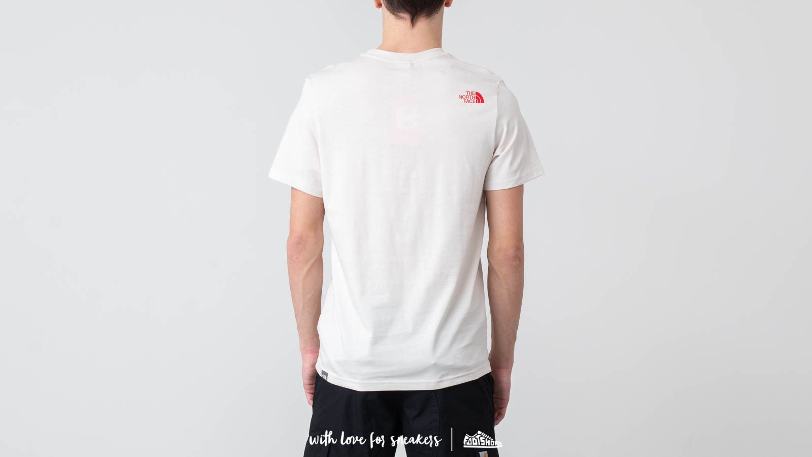 Pólók The North Face Mount Line Tee Vintage White