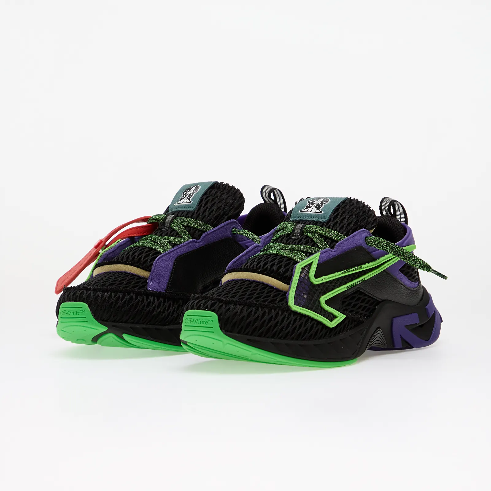 Baskets homme Off-White Space Memo Black/ Purple