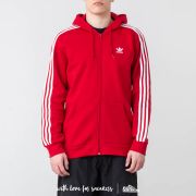 スウェット・トレーナー adidas 3S Short Hoodie Red IN8387 IN8387 adidas Adicolor 3-Stripes Short Hoodie - Red | Free Shipping