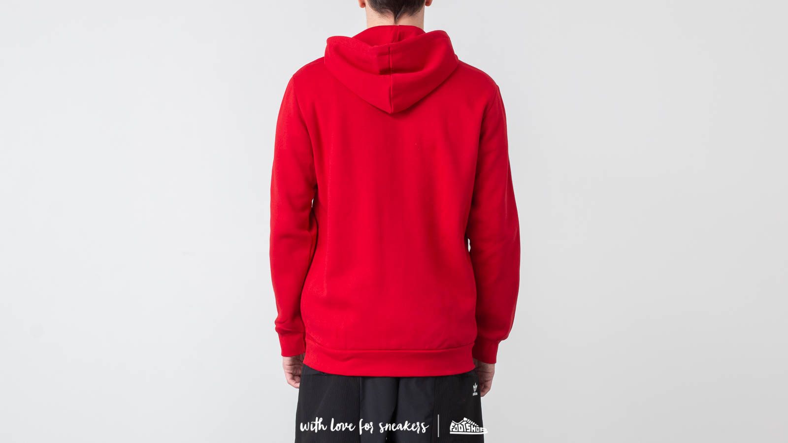 Hoodies and sweatshirts  adidas Originals 3-Stripes FZ Hoodie Power Red