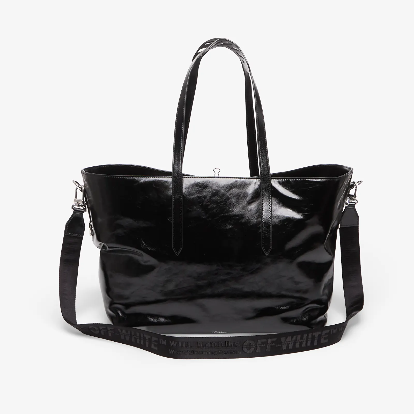 Genți crossbody Off-White Binder Tote Black/ No Color