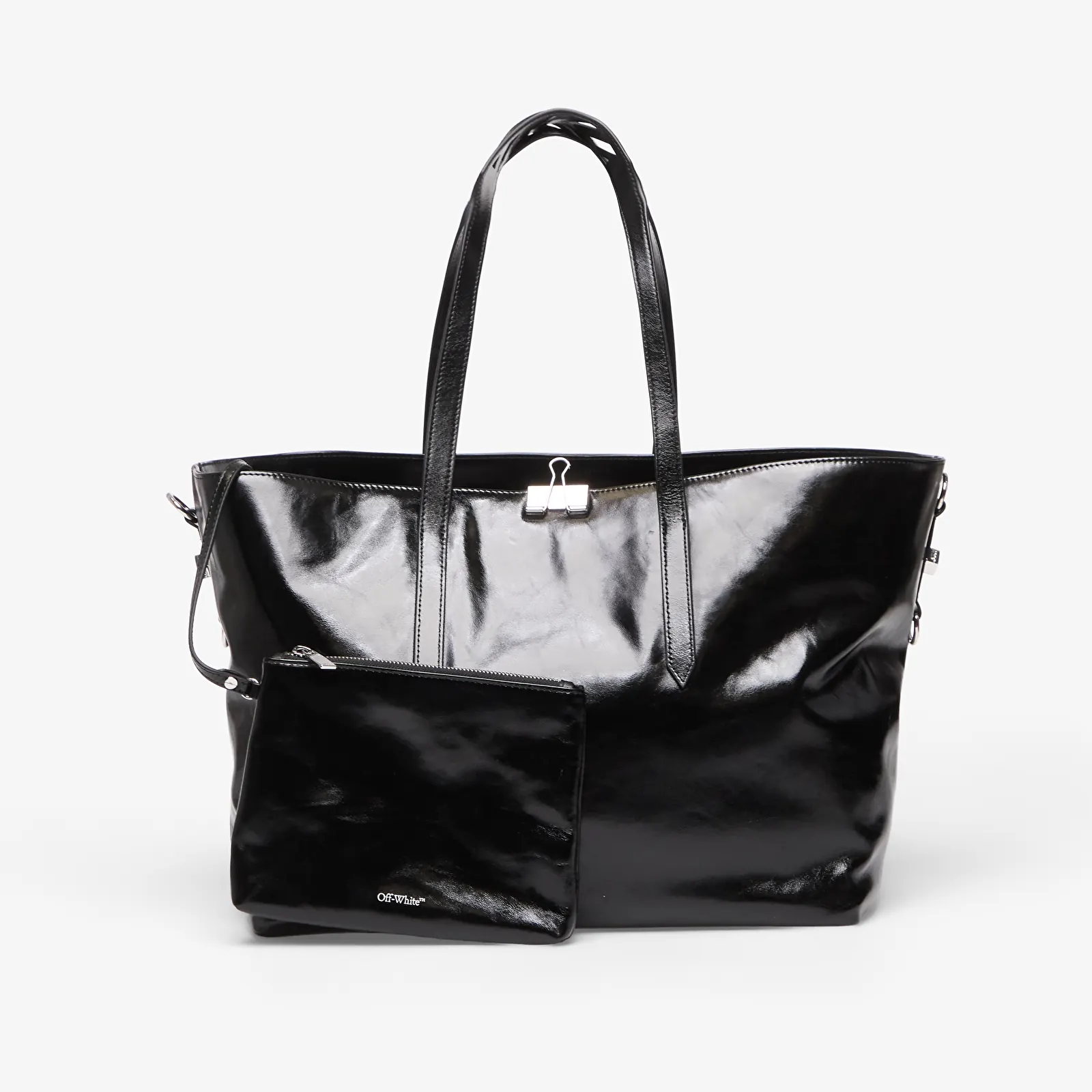 Genți crossbody Off-White Binder Tote Black/ No Color