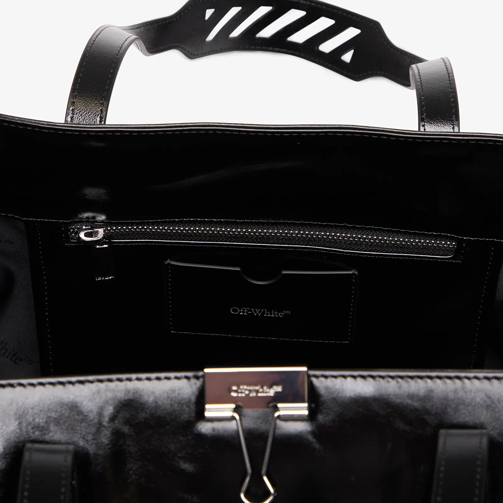 Genți crossbody Off-White Binder Tote Black/ No Color