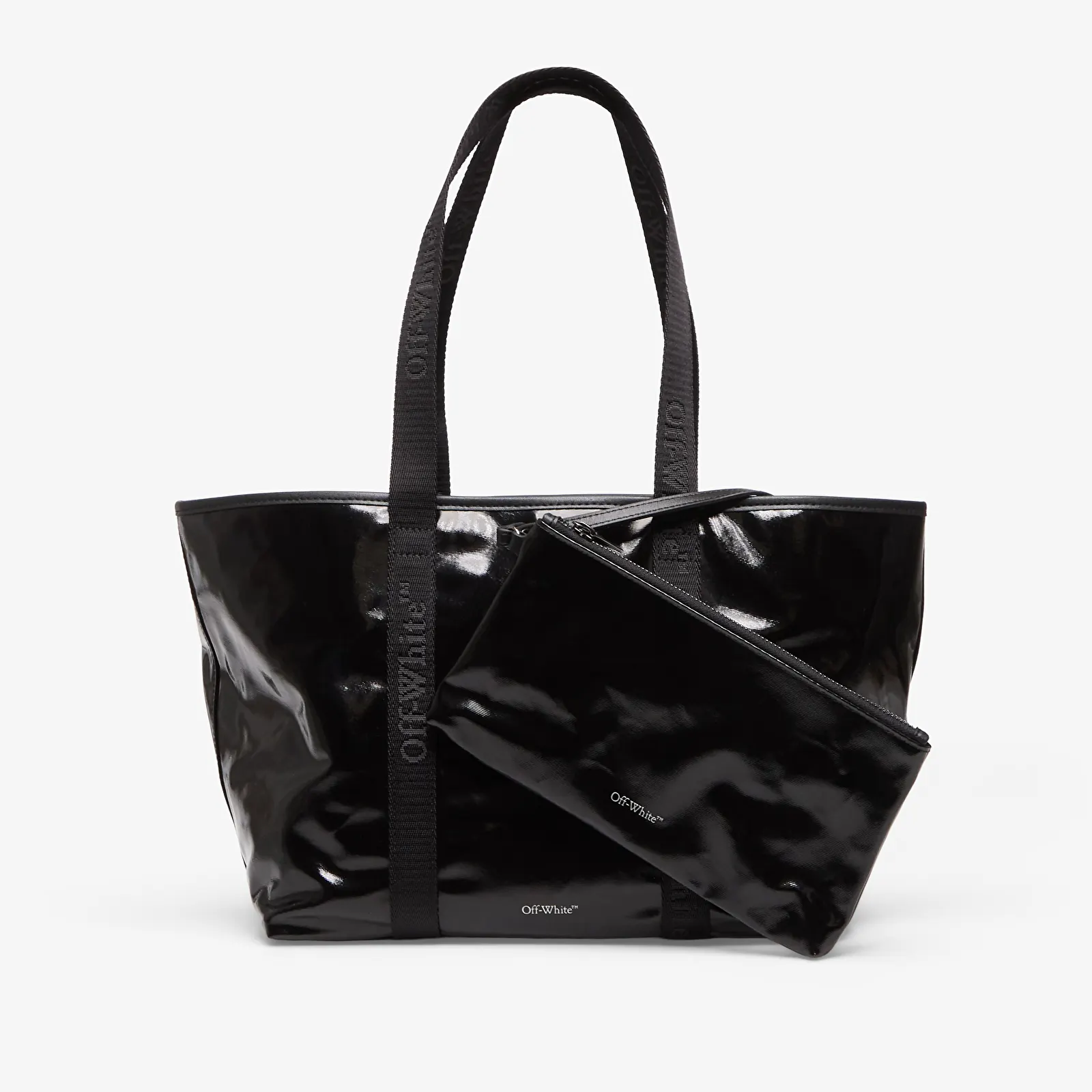 Сумки через плече Off-White Jitney Tote Small Black/ Black