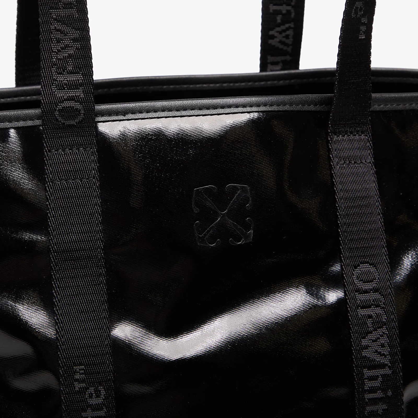 Сумки через плече Off-White Jitney Tote Small Black/ Black