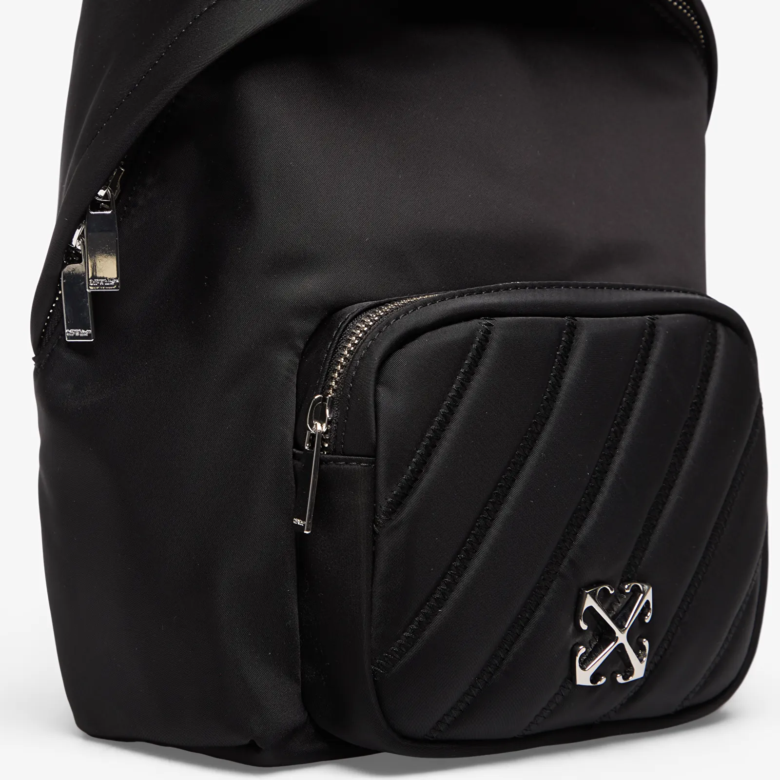 Рюкзаки Off-White Quilting Backpack Nylon Black/ No Color
